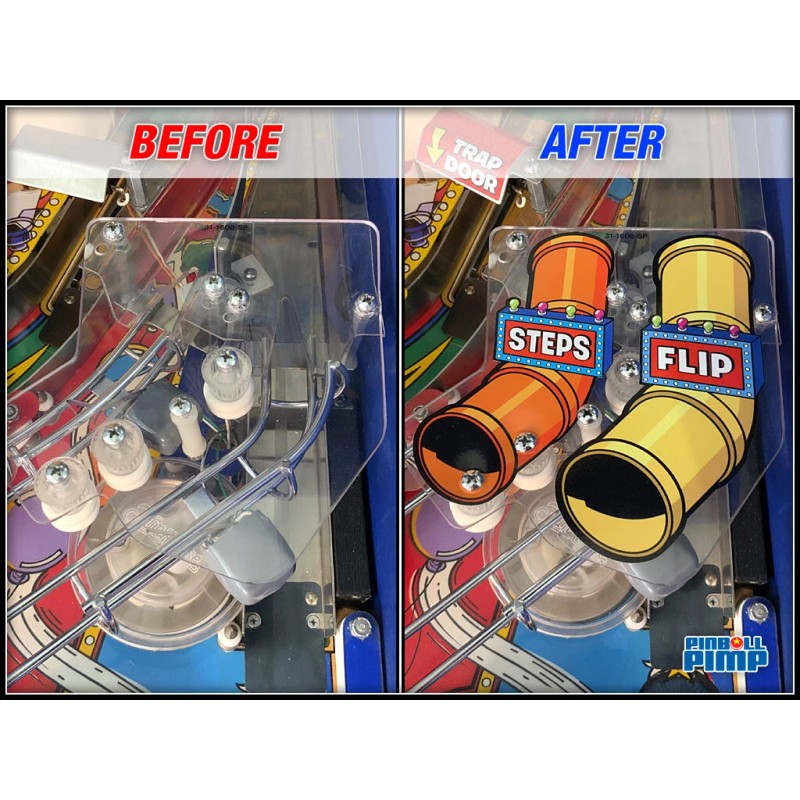 Williams Pinball FUNHOUSE Pinball - 10 Piece Custom Designed FULL