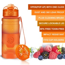 Zorri Sports Water Bottle BPA-Free Tritan School Sports Bottle