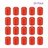 sourcing map Pack of 20 15 mm Protector Rubber End