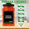 Papaya Chunks – Jar – Dried Fruit for Snacking and