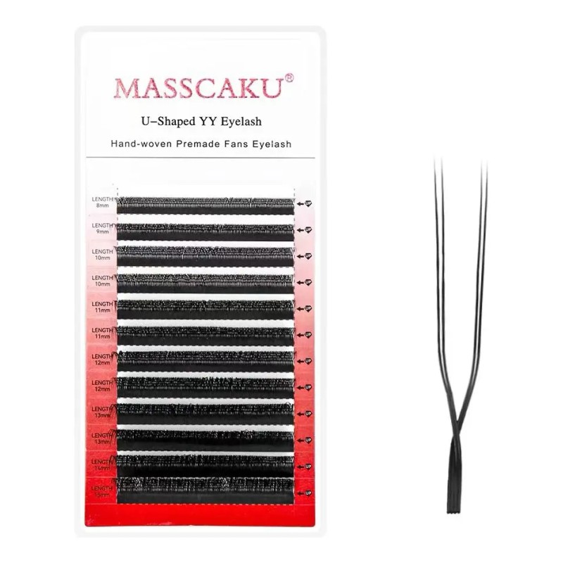 Blister Extensiones De Pestañas Massacaku U-shaped Yy Lash