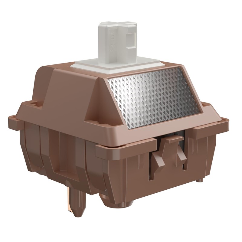 DUROCK Mocha Silk Linear Switches, Full POK Switch 56g Long