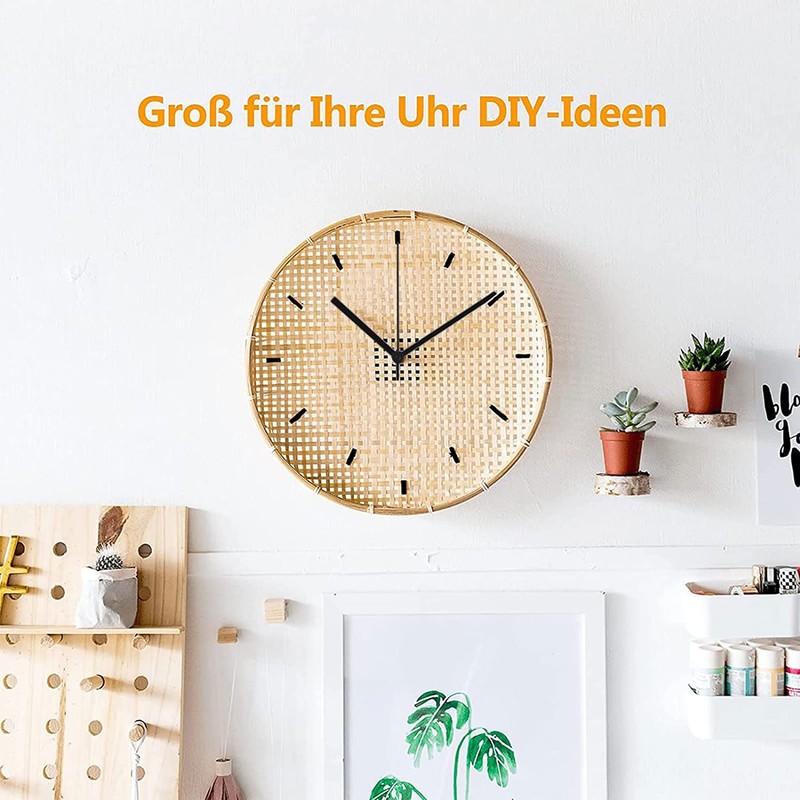 zhibeisai Silent Quartz Clock Mechanism Kit, Long Shaft Wall Clock