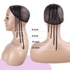 Vecago 6 inch 50 Strands Loc Extensions Human Hair, 0.4cm