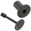 USD Products Replacement Flange & Key (UDFK-FB), Flat Black