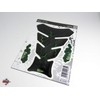 BIKE-label Tank Pad 3D Honeycomb Green Compatible with Kawasaki 503067VA