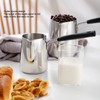 Coffee Milk Frothing Pitcher Cup 304 Stainless Steel Long Handle