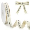 PQZKLDP Cotton Herringbone Ribbon - Natural Twill Tape for Custom