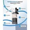 AQQA Fish Tank Filter, 550L/h Internal Aquarium Filter, 6W Quiet