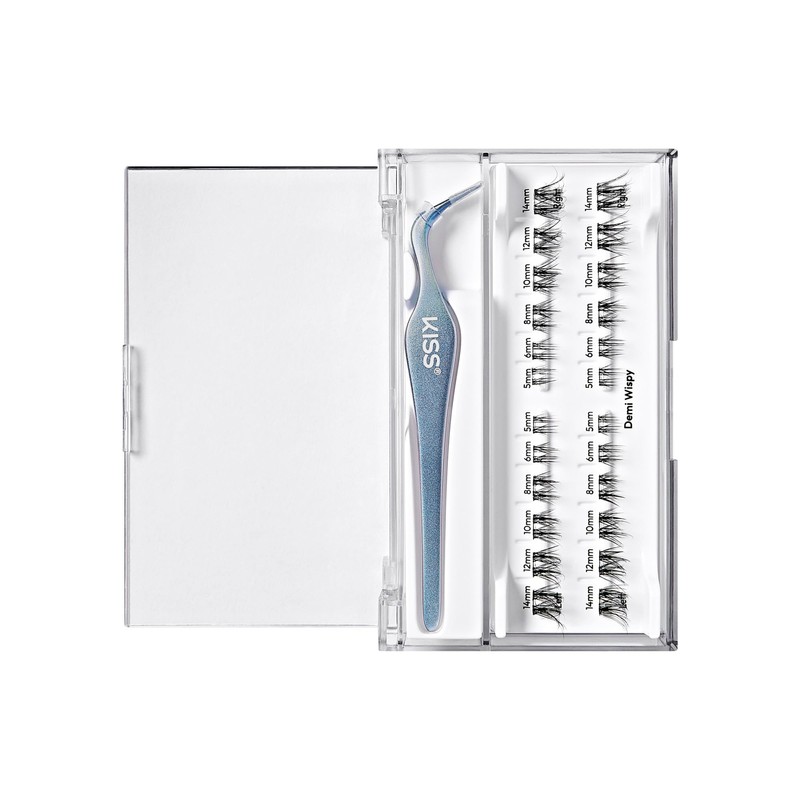 KISS ImPRESS Falsies - Ciglia autoadesive a lunga durata, Demi