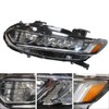 Front Halogen Headlight Assembly Compatible Left Side Driver Head Lights