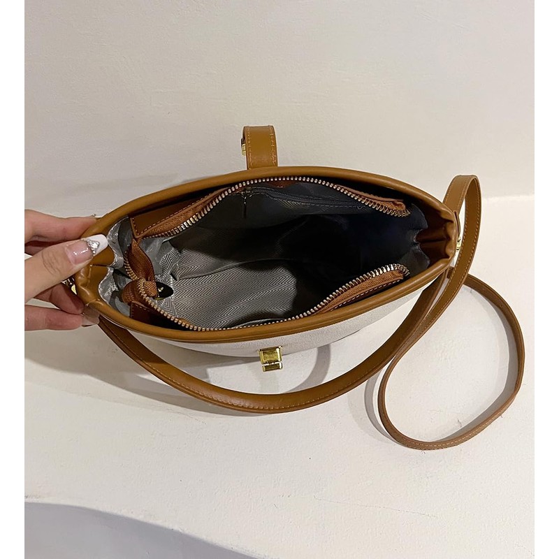Covelin Classic Crossbody Bag for Women Trendy Shoulder Bag PU