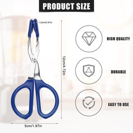 Bulb Removal Tool, Scissors Design Mini Bulb Pliers, Universal Extractor for Broken Bulbs, Heat Resistant Bulb Changer for Bayonet Screws and Heating Bulb