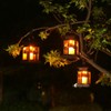 LED Outdoor Solar Lantern Garden Hanging Solar Lamp with Decorative