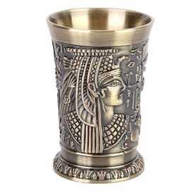 Vintage Egypt Style Wine Cup Metal Goblet Art Craft Decoration Gift Home Ornaments