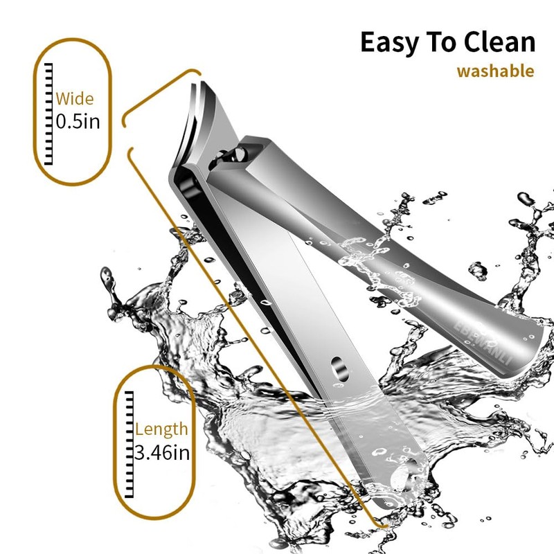 EBEWANLI Ingrown Toeail Clippers, Pointed Slant Blade Toe Nail Clippers