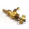 3/8" Brass Needle Valve Propane Butane Gas Adjuster Barbed Spigots