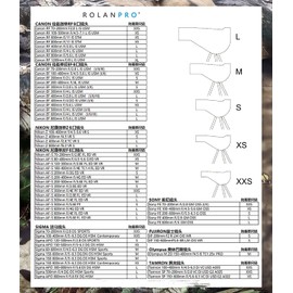 ROLANPRO L Size Rain Cover Raincoat for Telephoto Lens Rain Cover/Lens Raincoat Camouflage Guns Clothing, 90cm Length for 400mm f/2.8、 500mm f/4、600mm f/4、800mm f/5.6 Lens use-Thicker Grass Waterproof