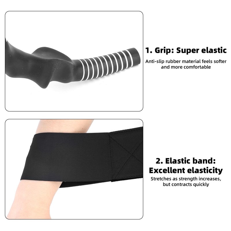 BOXOB Golf Grip Trainer & Swing Correction Armband, Anti-Slip Golf