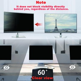 J J-Dream 32 Inch Privacy Screen for Computer Curved Monitor Blue Light Screen Protector Anti Glare Anti-Scratch Monitor Privacy Shield Screen 32 Inch 16:9 Aspect Ratio