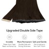 HOTBANANA Tape in Hair Extensions, 10 Inch 20pcs Light Dark
