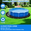 YVVZHOU PANN 300G/M² Thicker Round Pool Pads for Above Ground