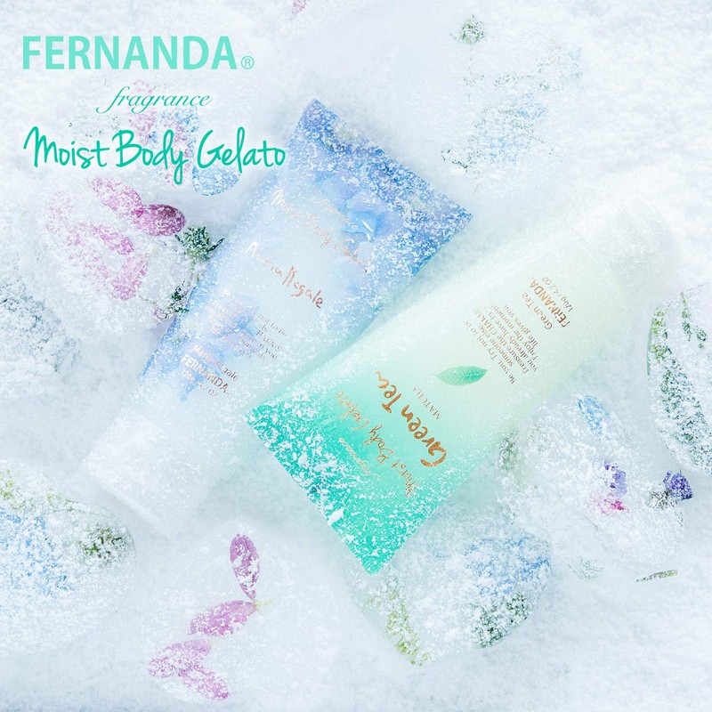FERNANDA Moist Body Gelato Green Tea Body Cream 120 Grams