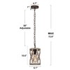 GEPOW Farmhouse Pendant Lights, Distressed Wood Kitchen Pendant Lighting Over