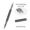 2 Pieces 3500 PSI Impact Force Hammerless Nail Punch Double