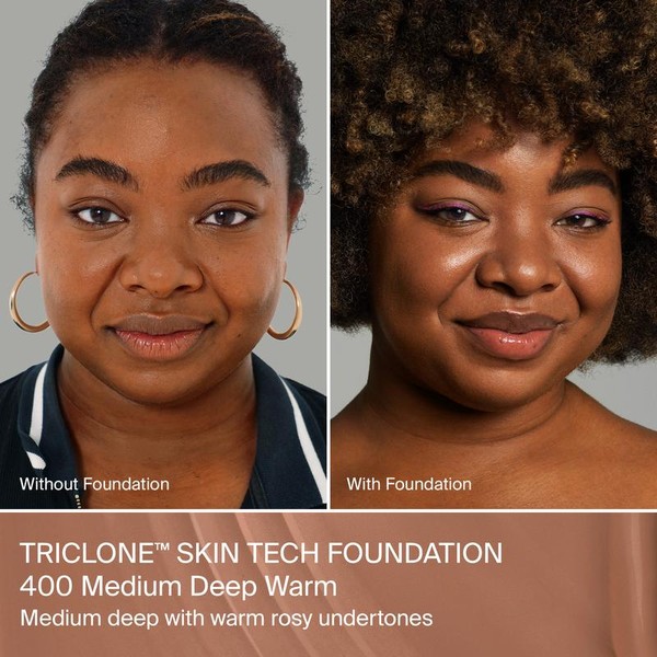 TRICLONE™ SKIN TECH MEDIUM COVERAGE FOUNDATION Concealer Makeup:_400 Medium Deep