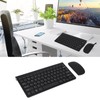 2.4G Wireless Keyboard Mouse Combo 78 Keys UV Screen Printing