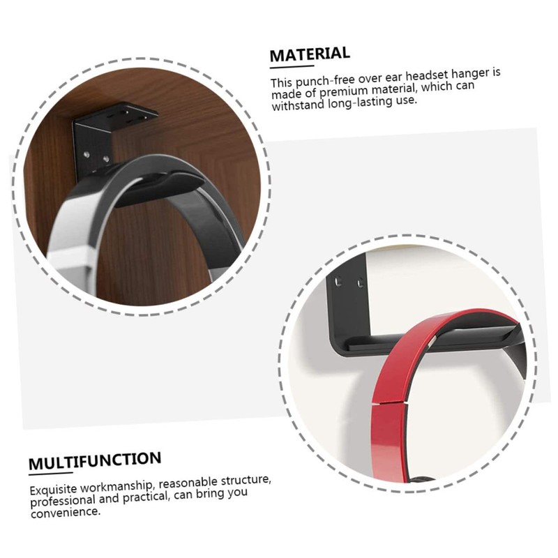 DOITOOL 2pcs Headphone Stand Clamp for Over The Ear Headphones