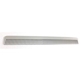 Swedish Crown Professional Hair Cutting Comb Aluminium Comb 15.5 cm (Anti-Static) Metal Comb Fine + Wide Teeth Beard Comb (2261 A)