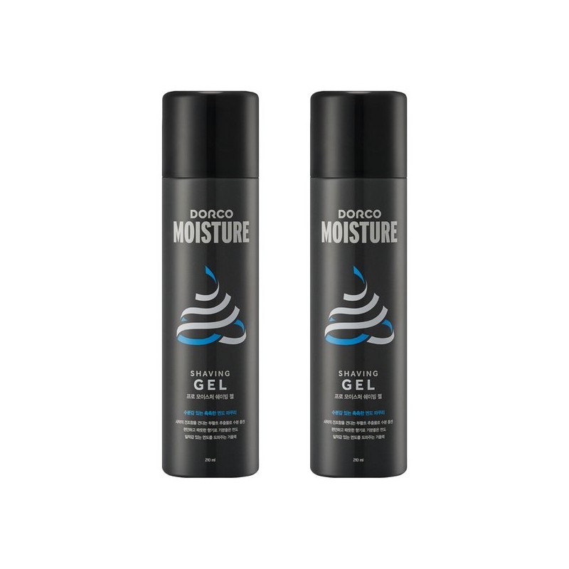 Dorco 도루코 프로 모이스처 쉐이빙 젤 210ml X 2개 Dorco