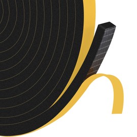 YIMIKI Weather Stripping Door Seal 1/2 in x 1/4 in Foam Insulastion Tape for Window High Density Door Seal Strip Foam Weather Strip,Total 13Feet (13Ft x 1 Roll)