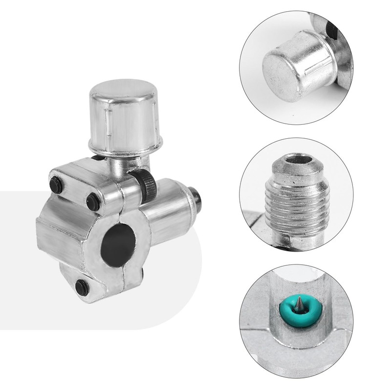 4 Pcs Bullet Piercing Valves with Wrenchs, Bullet Piercing Valve