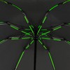 iX-brella Reverse Reverse Opening Fiberglass Pocket Umbrella with Coloured Spokes,