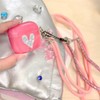 ChouXiLin AirPods 4 Case with Neck Strap - Pink Marble