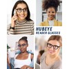Hubeye 3 Pack Oprah Style Oversized Reading Glasses for Women