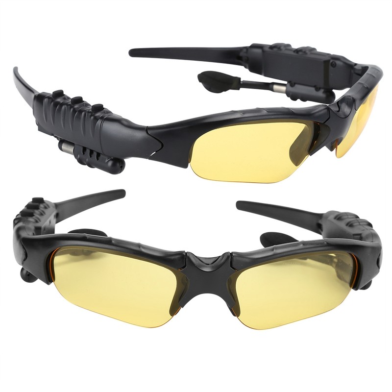 Bluetooth 5.0 Sunglasses Solar Power Wireless Glasses Headphone Headset Stereo