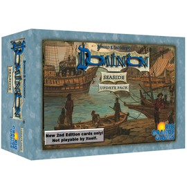 Rio Grande Games: Dominion: Seaside 2nd Edition Paquete de actualización - Paquete de Tarjetas de expansión, Juegos de Rio Grande, Edades 14+, 2-4 Jugadores