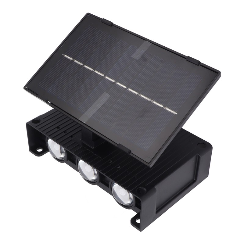 Solar Outdoor Lights Waterproof 6 LED Bulbs Ambient Outdoor Wall