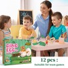Jokooan Dinosaur Eggs, 12 Pieces, Dino Egg Excavation Set, Easter