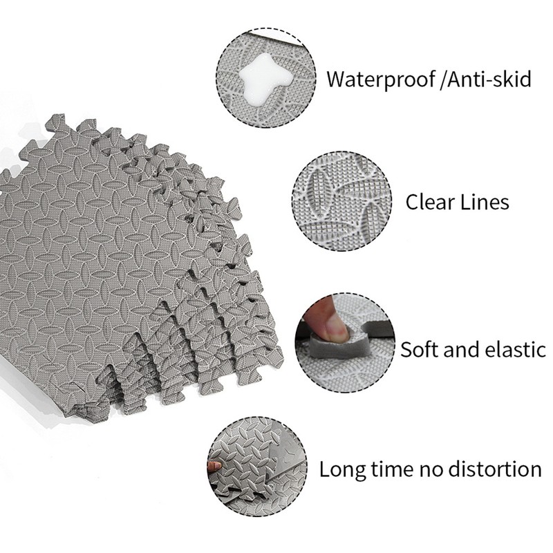 12Pcs Flooring Gym Mats and Home Gym Floor Foam Floor