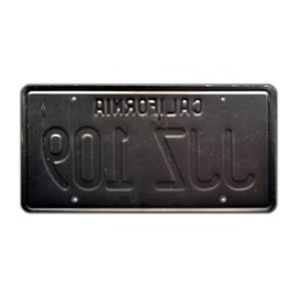 Bullitt | JJZ 109 | Metal Stamped License Plate
