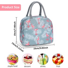 Cool Bag, 6L Lunch Bag, Foldable Cool Bag, Small, Insulated Bag, Mini Cool Bag, Picnic Bag, Cool Bags, Breakfast Bag, Small Lunch Bag for On the Go Travel Outdoor Camping