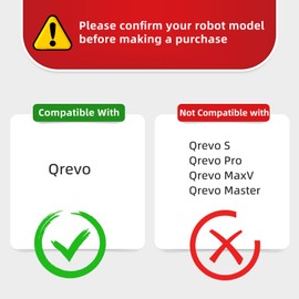 liveryde Liveryde Ersatzteile Kompatibel mit Roborock Q Revo, f1r Qrevo Staubsaugerroboter Zubeh?r, 1 Hauptb1rste, 4 Seitenb1rsten, 4 Hepa-Filter, 6 Wischt1cher, 4 Staubbeutel