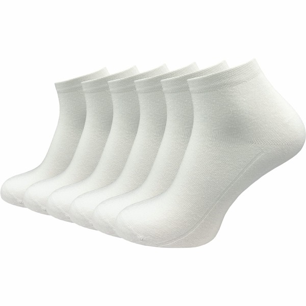 GAWILO Women's Quarter Socks (6 Pairs) | Breathable & Reinforced
