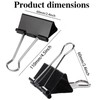 Foldback Clips Large 60 mm Pack of 6 Paper Clips