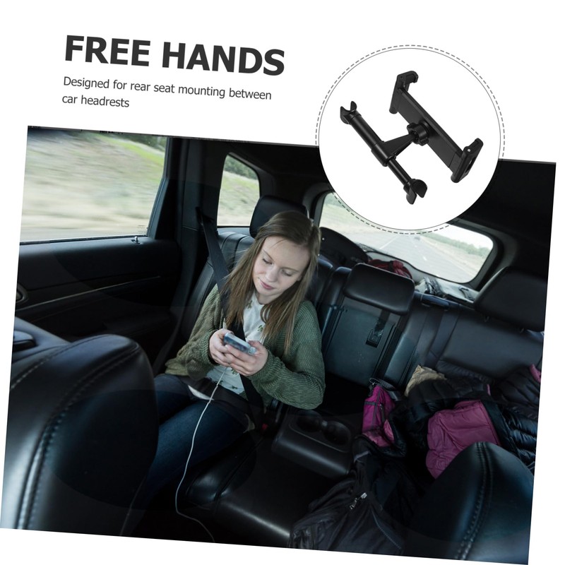 Housoutil Car Mount Phone Holder Rear Seat Phone Rack 360°